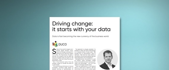 Duco Covered in Sunday Times Special Report on the Data Economy
